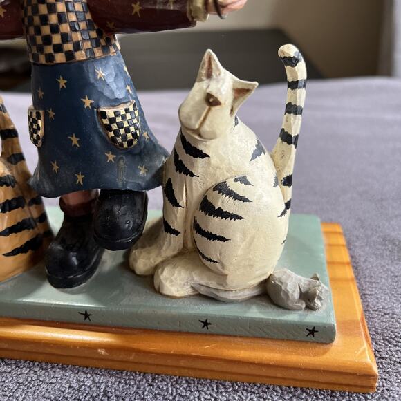 WILLIRAYE Studio 2000 Best Buddies Americana Girl Jumping Rope with Cats WW1313 - Picture 3 of 16